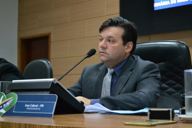 Iran Mendonça Cabral (PR). (Foto: Reprodução / Câmara Municipal de Rio Verde)