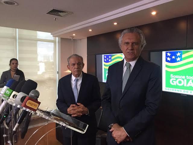 Caiado e Iris se encontram para debater contenção do coronavírus nesta segunda