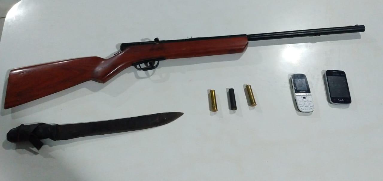 Homem é preso por dar golpes de facão em seu irmão, em Goianésia