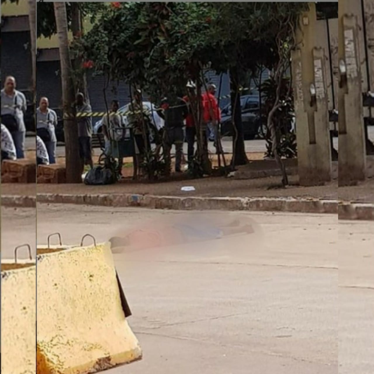 Um morador de rua foi encontrado morto na manhã desta segunda-feira (30), no Centro de Goiânia. Vítima possuía um ferimento na cabeça. (Foto: reprodução)