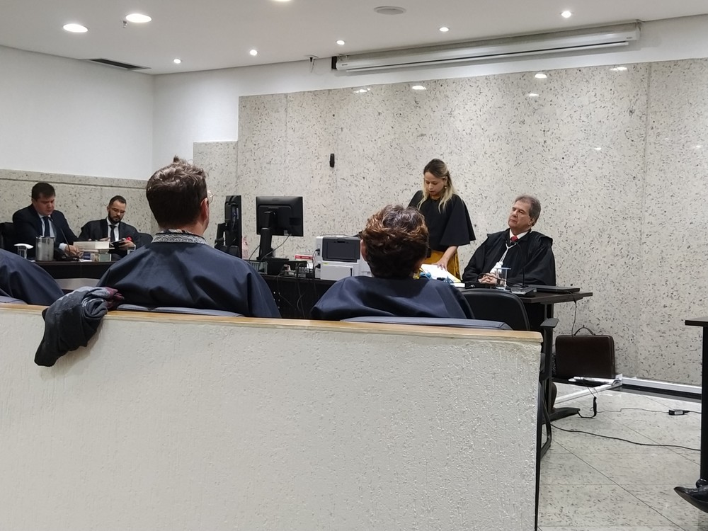 Yahne de Sousa Santos acusada de causar aborto na ex-esposa do namorado foi condenada a 5 anos e 9 meses em regime aberto. (Foto: Vanessa Martins/G1)