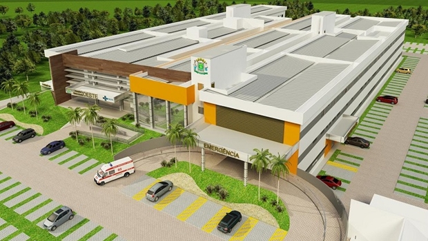 Maternidade Oeste deverá ser entregue em maio. Foto: Reprodução Prefeitura de Goiânia.