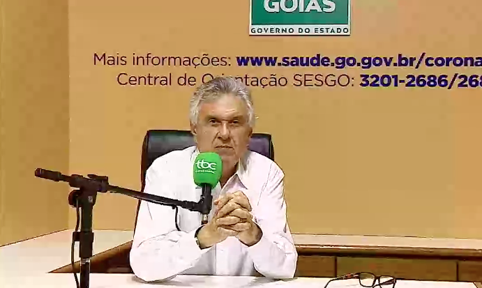 Caiado afirma que flexibilização pode recuar se casos da doença aumentarem