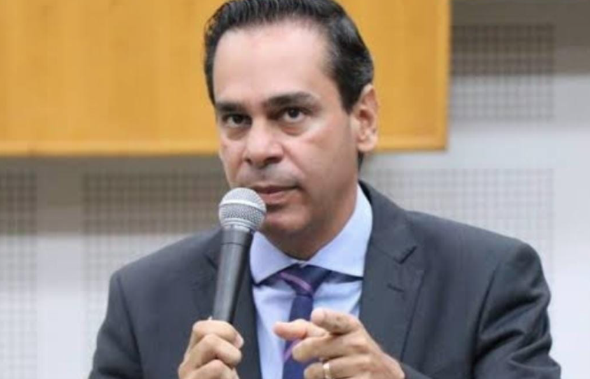 Vereador Wellington Peixoto (DEM), líder do prefeito Iris Rezende (MDB) na Câmara Municipal. (Foto: Câmara Municipal de Goiânia)