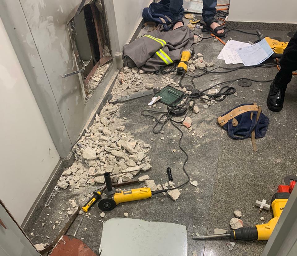 Quatro suspeitos de furtar cerca de R$ 1 milhão do Banco do Brasil, em Anápolis, foram presos em Brasília, Joinville e outras cidades de Santa Catarina. (Foto: divulgação)