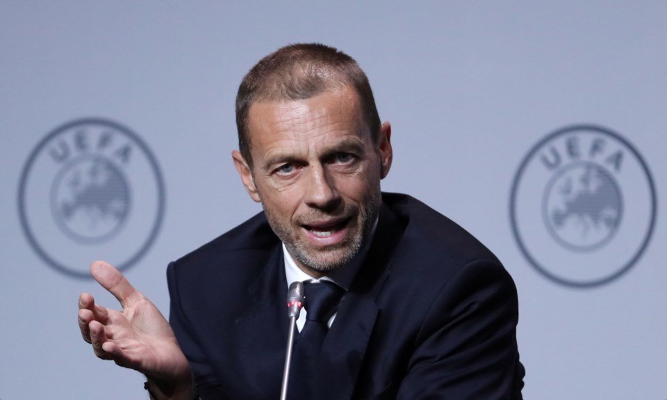 Aleksander Ceferin, presidente da Uefa.