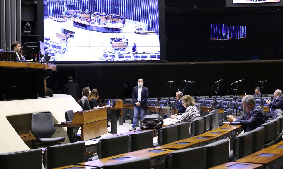 A Câmara aprovou, em votação simbólica, o projeto de lei que amplia as categorias a serem beneficiadas com o auxílio emergencial de R$ 600 reais. (Foto: Cleia Viana/ Câmara dos Deputados)