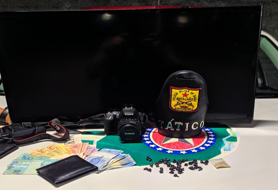 Um deles foi preso com crack e havia furtado igreja no Setor Jardim América