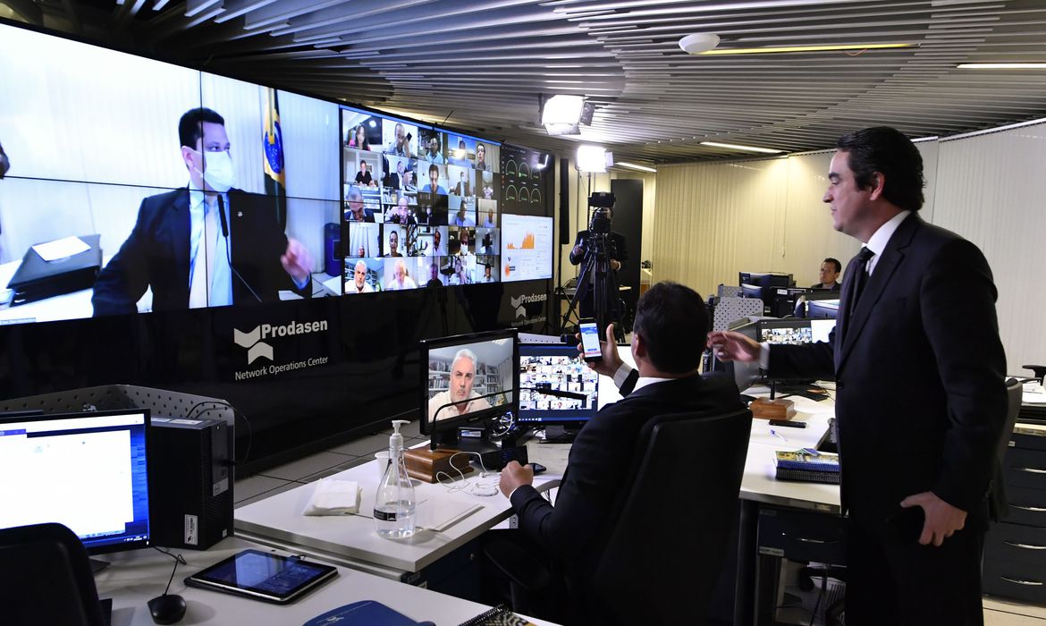 O Secretário-Geral da Mesa do Senado, Luiz Fernando Bandeira de Mello, foi diagnosticado hoje (21) com o novo coronavírus. (Foto: Waldemir Barreto/Agência Senado)