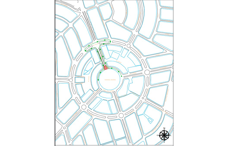 Anel externo do Terminal Izidória será interditado para obras