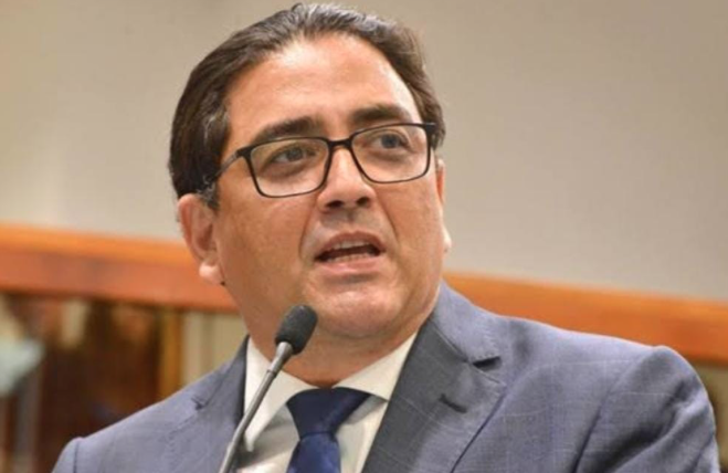 O PSDB Goiânia oficializou o nome de Talles Barreto na disputa à prefeitura de Goiânia, na noite desta sexta-feira (11) (Foto: Assembleia Legislativa)