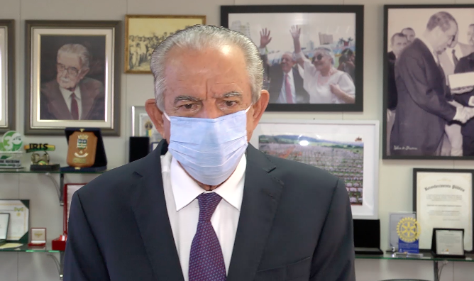 Prefeito de Goiânia, Iris Rezende. (Foto: Reprodução/vídeo)