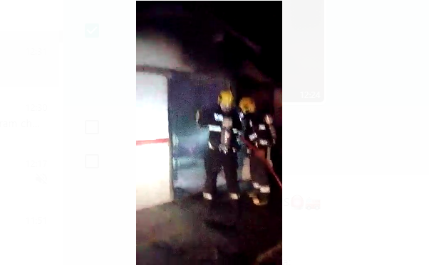 Bombeiros combatem incêndio em Abadiânia