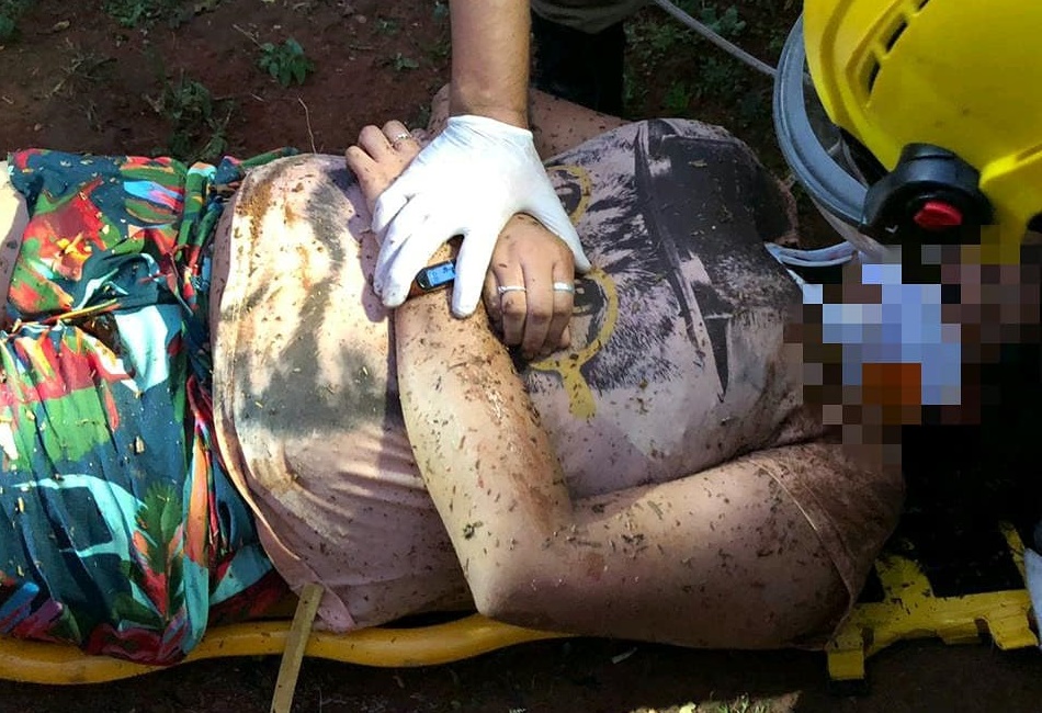 Mulher cai em cisterna ao tentar resgatar gatos, em Aparecida de Goiânia