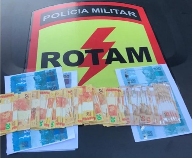 Dois são presos com notas falsas em Aparecida de Goiânia