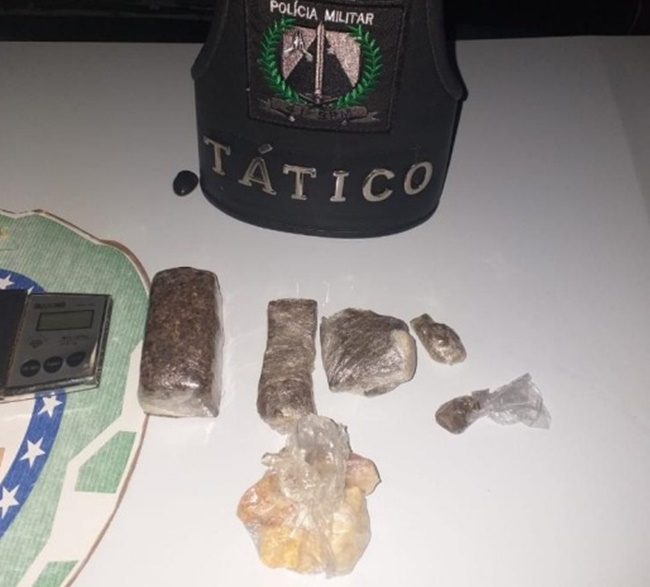 Suspeito de tráfico de drogas é preso na Cidade Satélite São Luiz em Aparecida de Goiânia