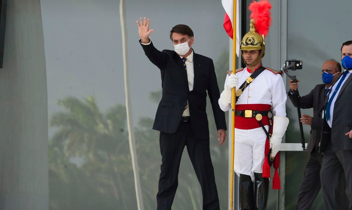 Bolsonaro se pronunciou nesta terça-feira (12) e disse que o vídeo da reunião com ministros mostra que ele não tentou interferir na PF. (Foto: Marcello Casal Jr/Agência Brasil)