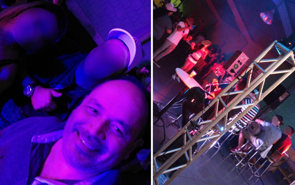 O vereador Soldado Fernando (PSD) foi flagrado ‘furando’ isolamento social e participando de festa com show ao vivo. (Foto: reprodução)