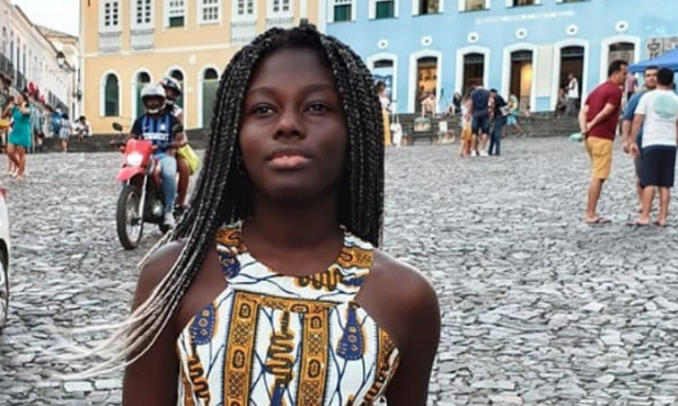Ndeye Fatou Ndiaye durante viagem a Salvador, na Bahia Foto: Arquivo Pessoal