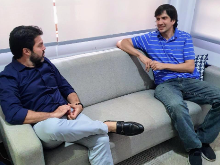 Márcio Corrêa (à esquerda) e Samuel Gemus (Foto: Divulgação)