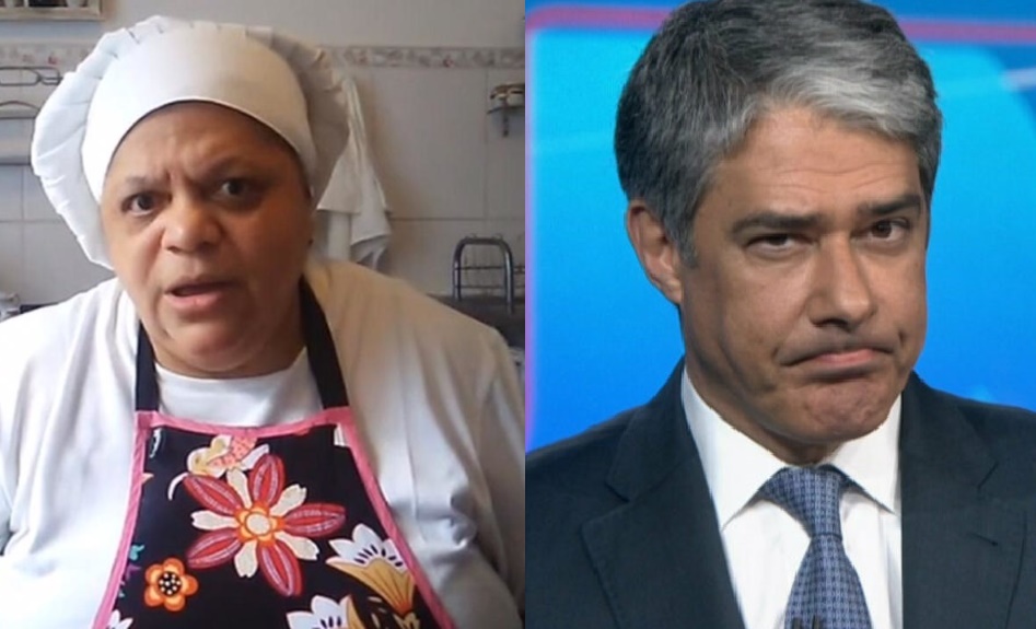 Ex-cozinheira de William Bonner expõe jornalista: "Faltou dar na minha cara"
