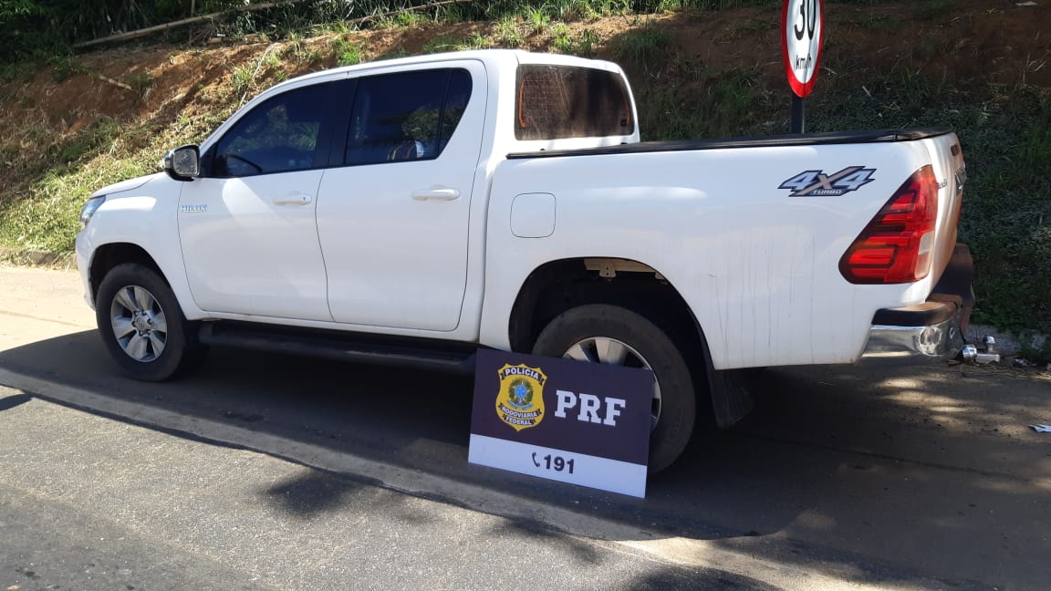 Caminhonete furtada há dois anos na Bahia é recuperada em Goiânia, nesta quinta