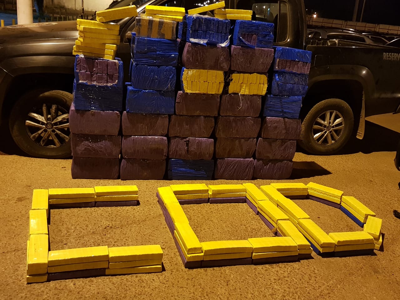 Polícia apreende uma tonelada do maconha na região Leste de Goiás