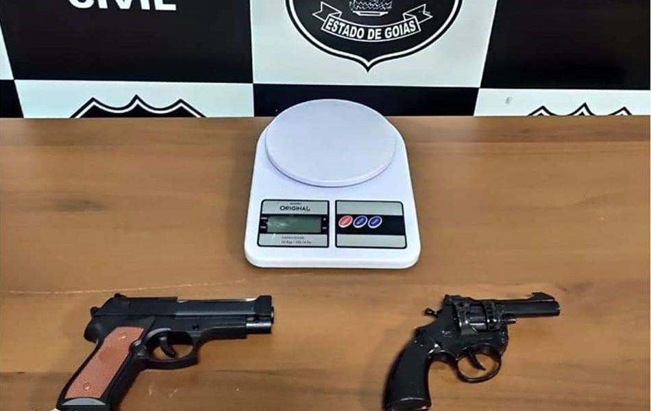 Armas apreendidas pela Polícia Civil 