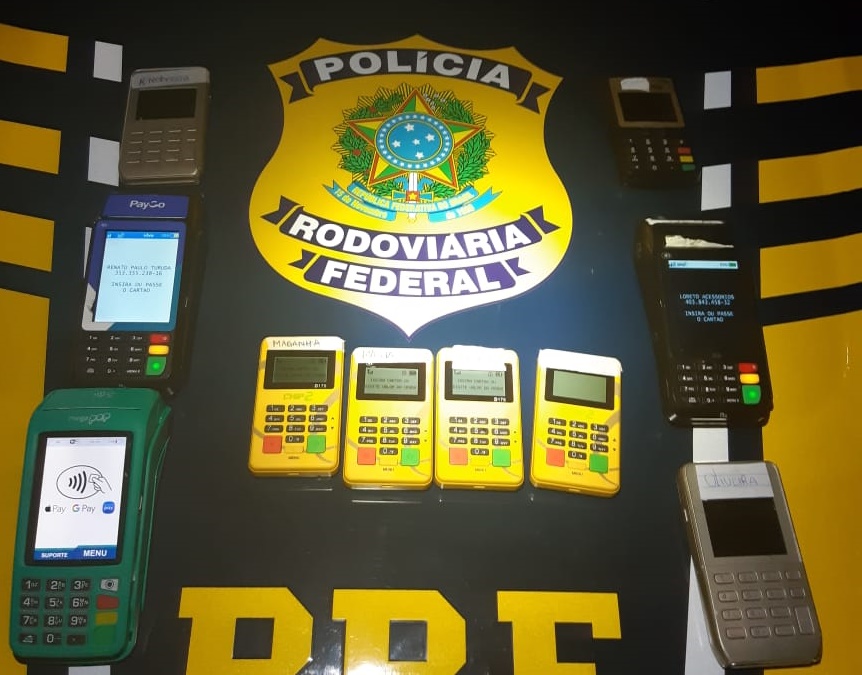 PRF apreende máquinas de cartões utilizadas em golpes