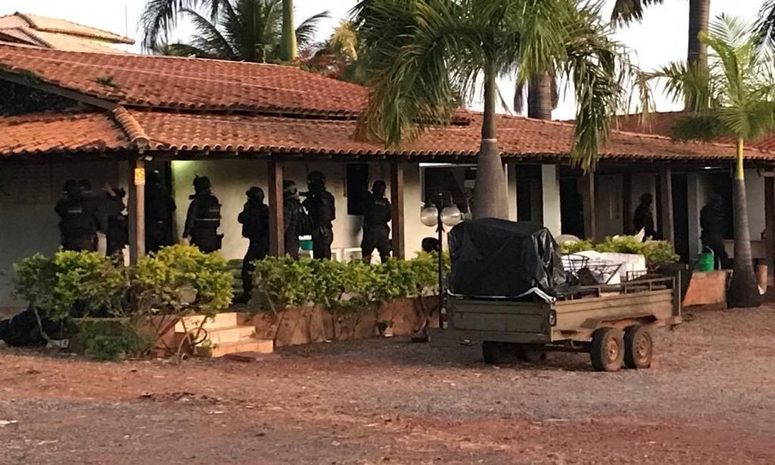 Chácara de grupo bolsonarista alvo de operação da Polícia Civil Foto: Polícia Civil do Distrito Federal
