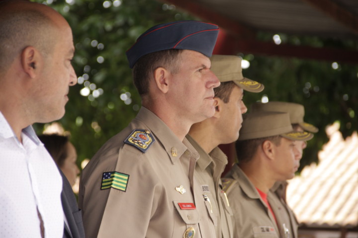 Coronel Esmeraldino Jacinto de Lemos, comandante-geral do Corpo de Bombeiros de Goiás: autor de notícia-crime apresentada à Polícia Civil (Foto: Corpo de Bombeiros)