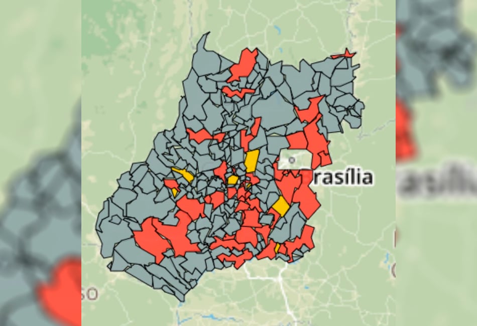 Maior parte dos óbitos ocorreu na Grande Goiânia e no Entorno do DF. Foto: Reprodução SES Goiás.