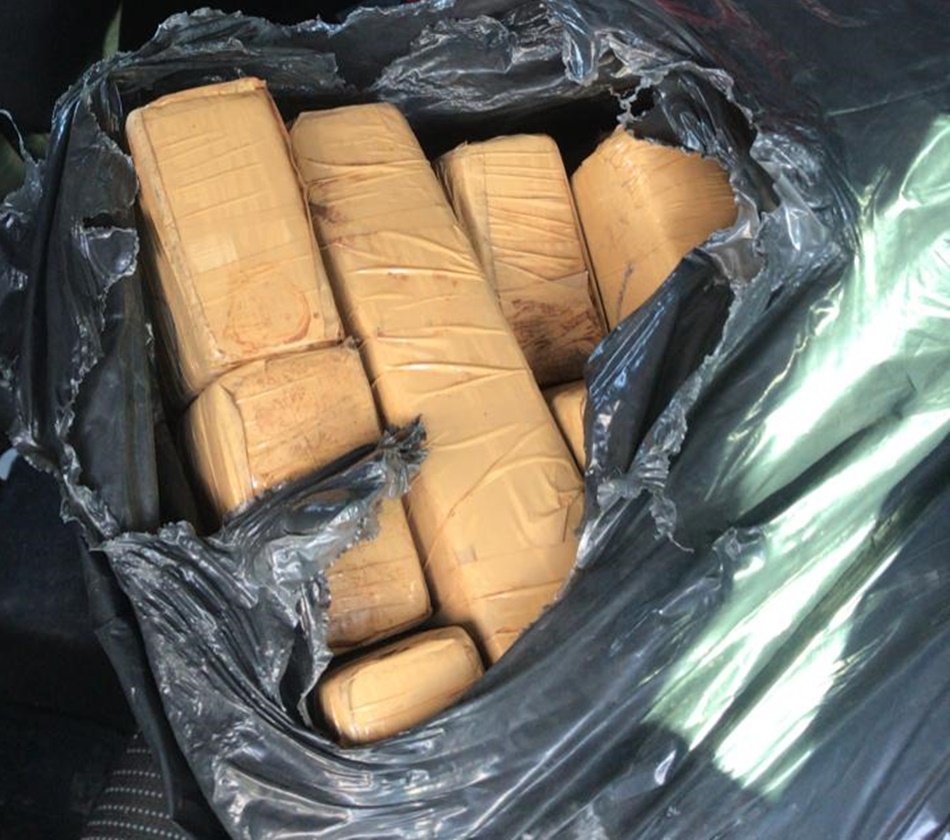 Maconha apreendida em Aparecida de Goiânia