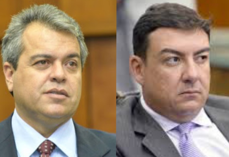 Secretário de Governo, Ernesto Roller, e o ex-deputado José Vitti