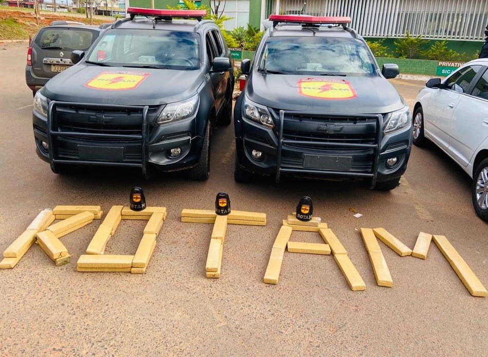 Rotam apreende 60 kg de maconha