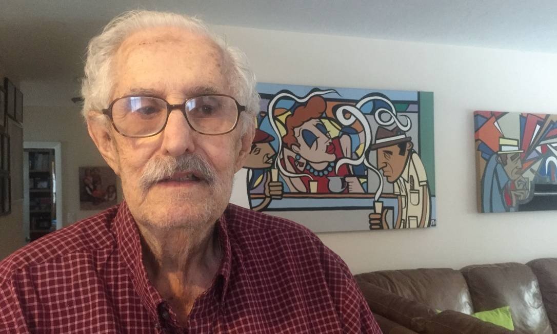 O cubano Antonio Veciana, ex-espião da CIA que dedicou sua vida a tentar matar Fidel Castro e desestabilizar o governo comunista da ilha, morreu em Miami (Foto: LEILA MACOR / AFP)