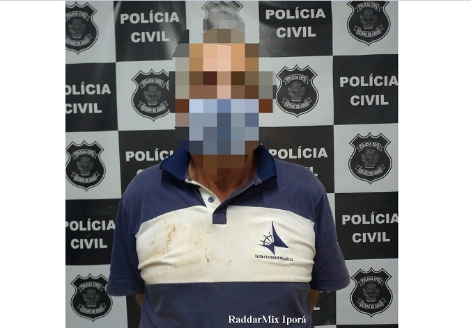 Idoso fugiu para Jataí, onde foi preso (Foto: divulgação/PC)
