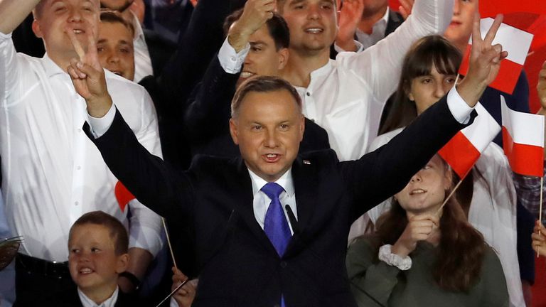 Andrzej Duda, presidente reeleito da Polônia (Foto: Divulgação)