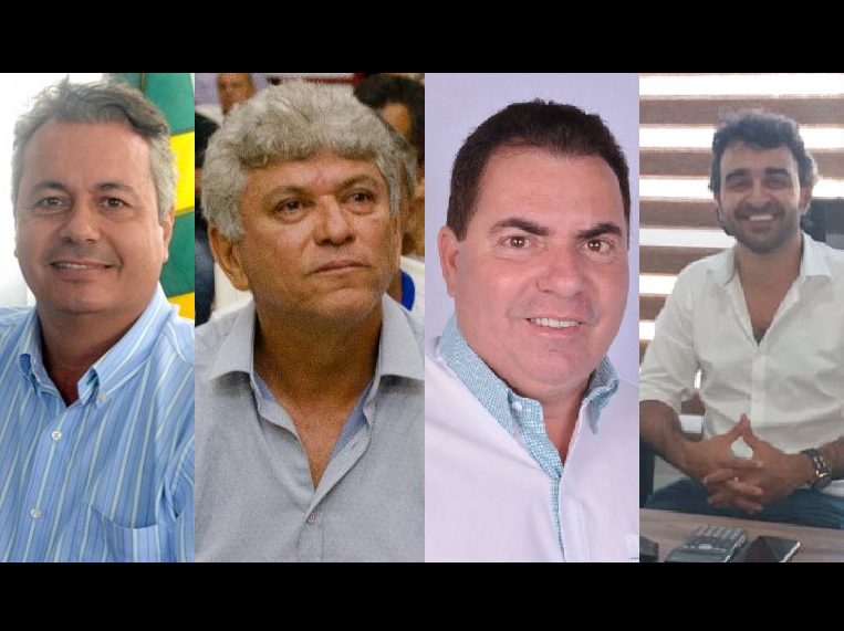 Naçoitan Leite, João Batista, Amarildo Martins e Léo Contador (Fotos: Reprodução)