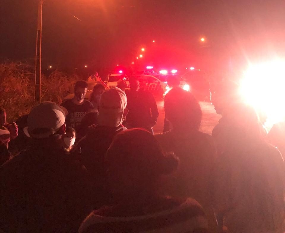 Famílias despejadas de área do Paço são alvo de nova ação policial neste sábado