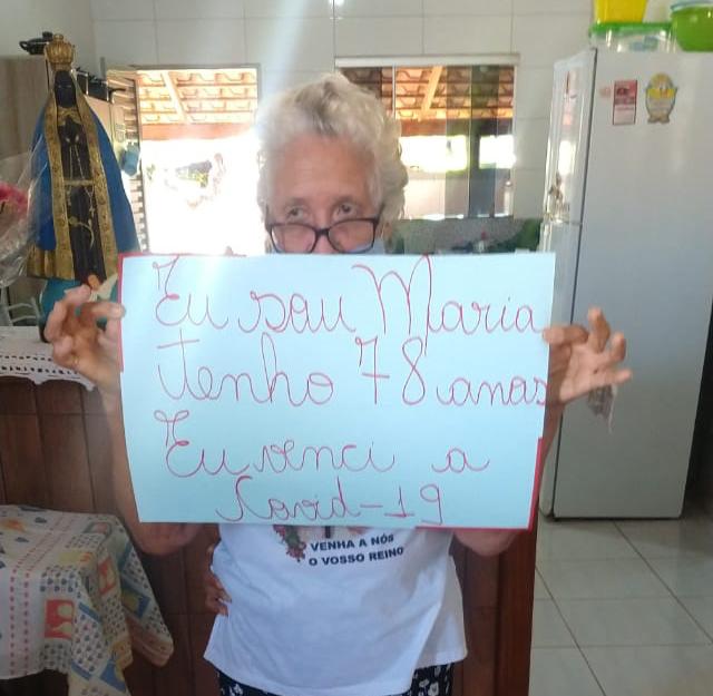 Idosa de 78 anos se recupera de covid-19 em Caçu