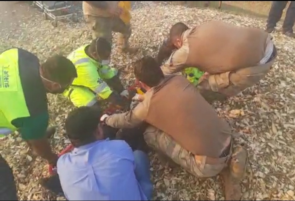 Policiais Civis de Goiás ajudam no resgate de motociclista vítima de acidente em São Paulo