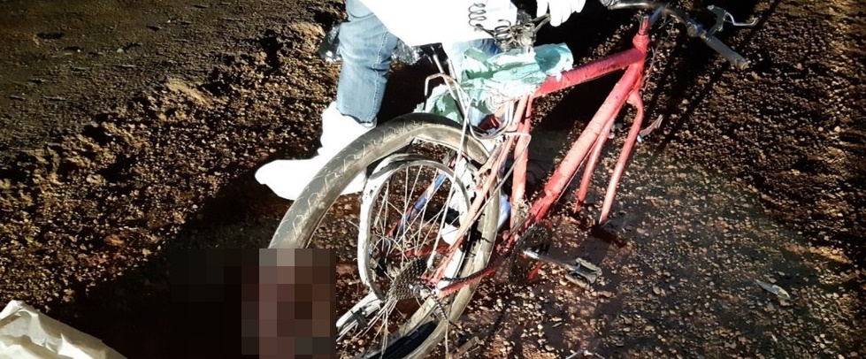 Ciclista é atropelado e morre na BR-414