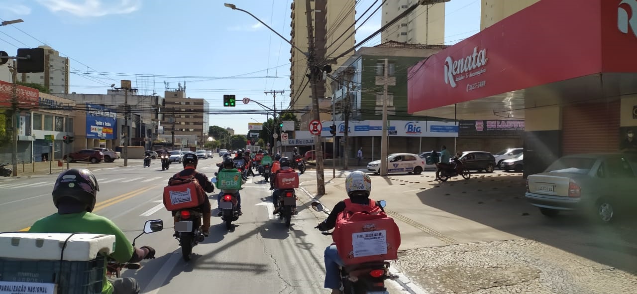 Organizador de ato dos entregadores de app diz que greve pode se repetir