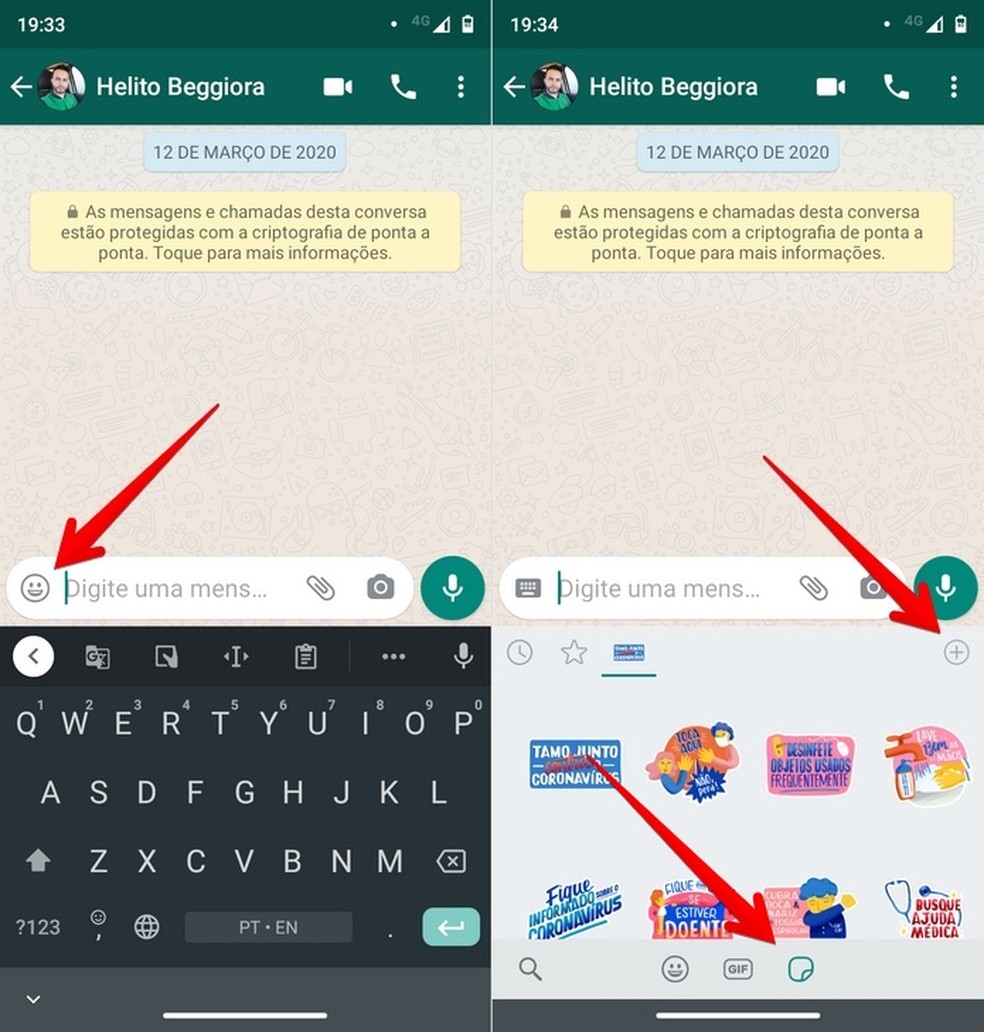 Stickers já são uma febre. Agora saiba como ter no Whatsapp figurinhas que se mexem, para enviar aos amigos e grupos