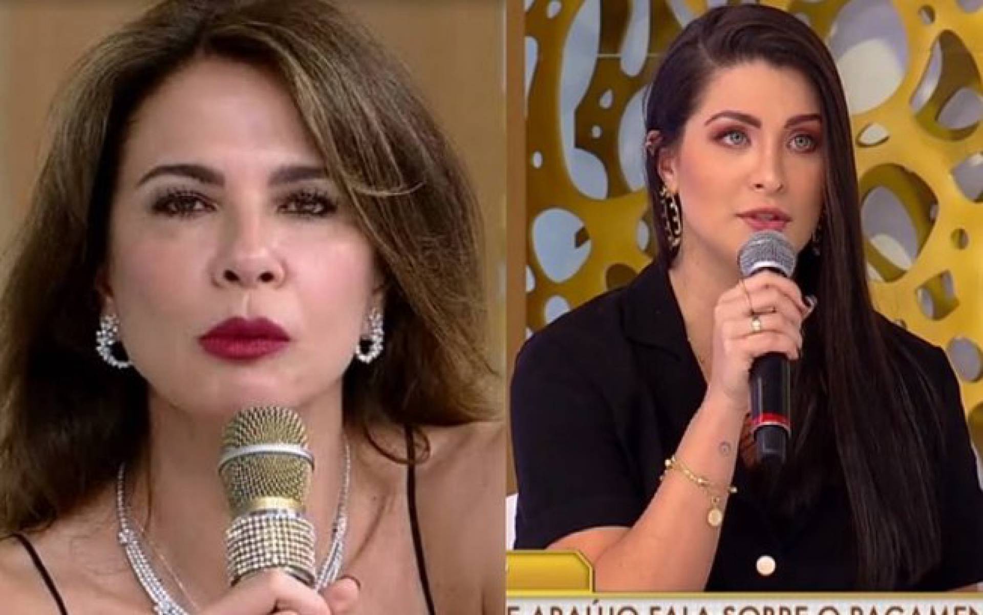 felipe araújo luciana gimenez superpop programa caroline