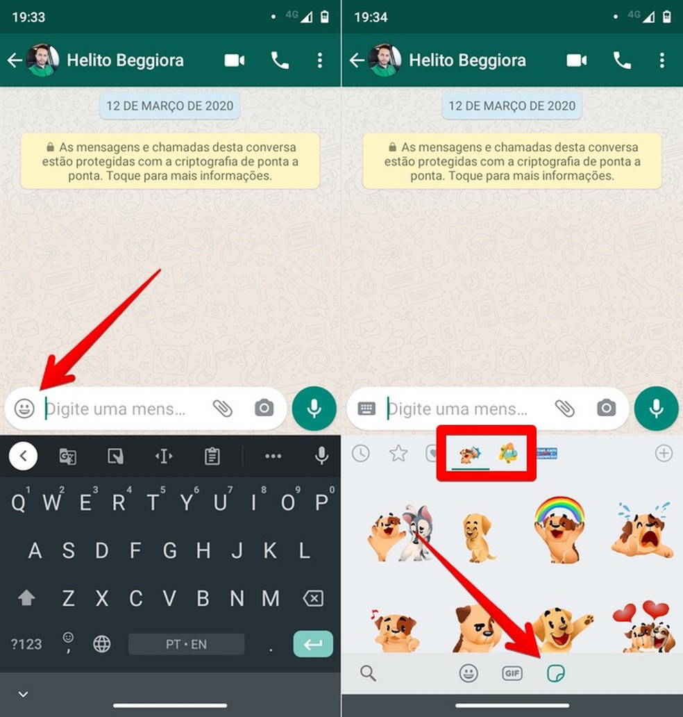 Stickers já são uma febre. Agora saiba como ter no Whatsapp figurinhas que se mexem, para enviar aos amigos e grupos