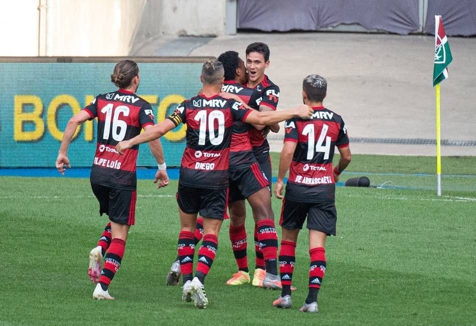 Flamengo vence o Fluminense no jogo de ida da final do Carioca; Gabigol é expulso no fim