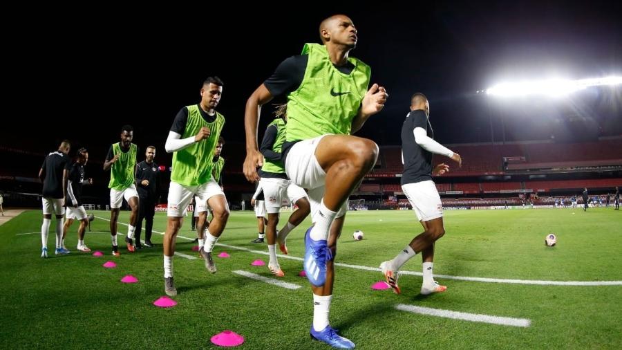 O Hospital Albert Einstein errou os resultados de 26 testes para coronavírus feitos com jogadores e estafe do Red Bull Bragantino antes do jogo contra o Corinthians, (Foto: divulgação/Red Bull Bragantino)