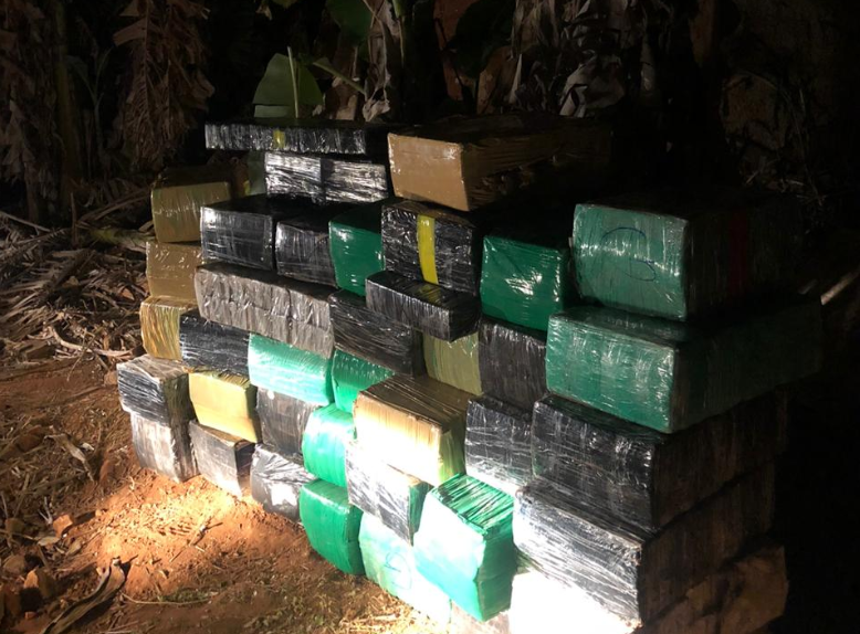 Seis toneladas foram apreendidas em Trindade (Foto: divulgação)